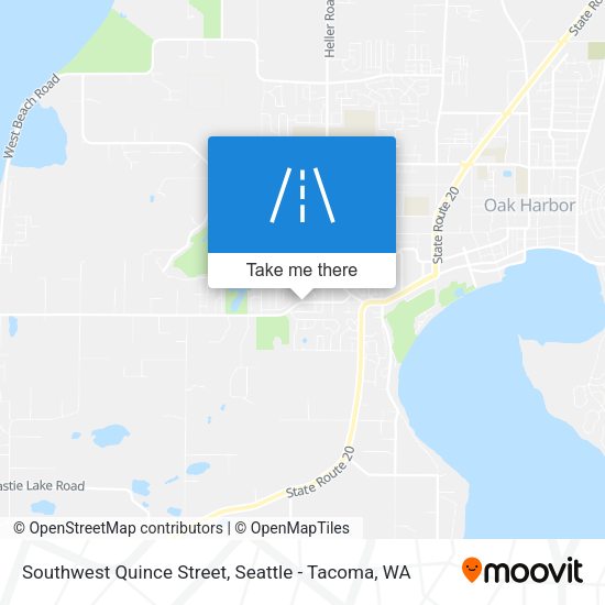 Southwest Quince Street map