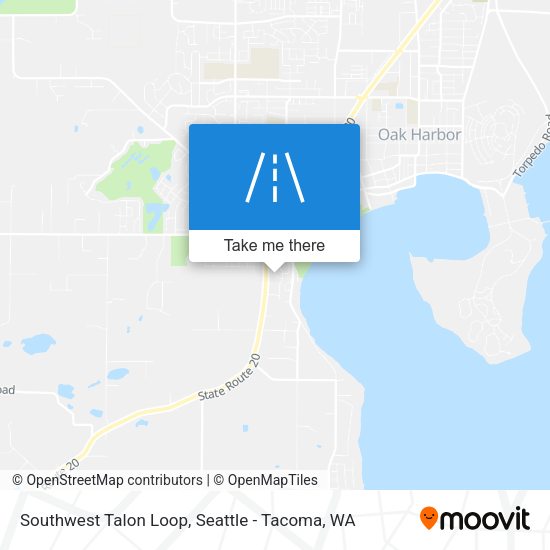 Southwest Talon Loop map