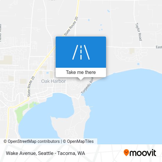 Wake Avenue map