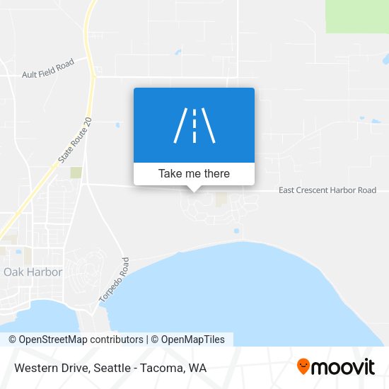 Western Drive map
