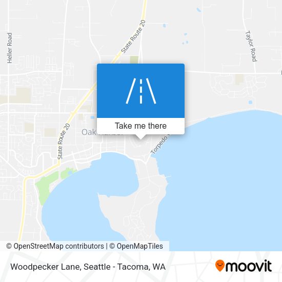 Mapa de Woodpecker Lane