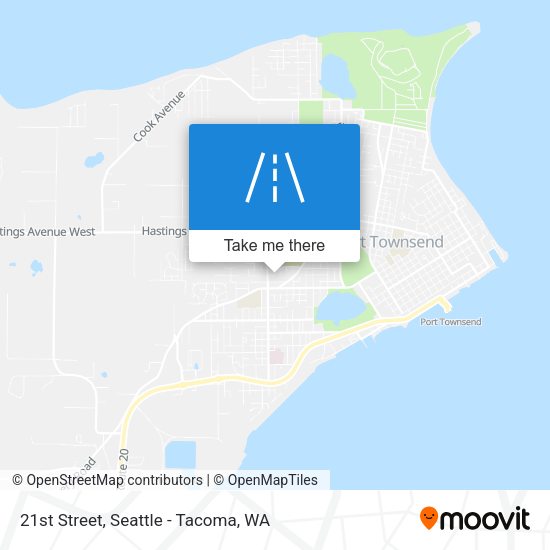 Mapa de 21st Street
