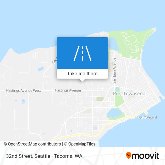 32nd Street map