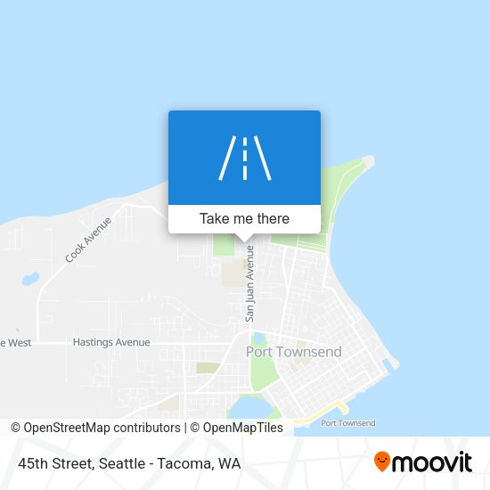 45th Street map