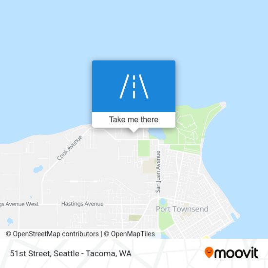 51st Street map