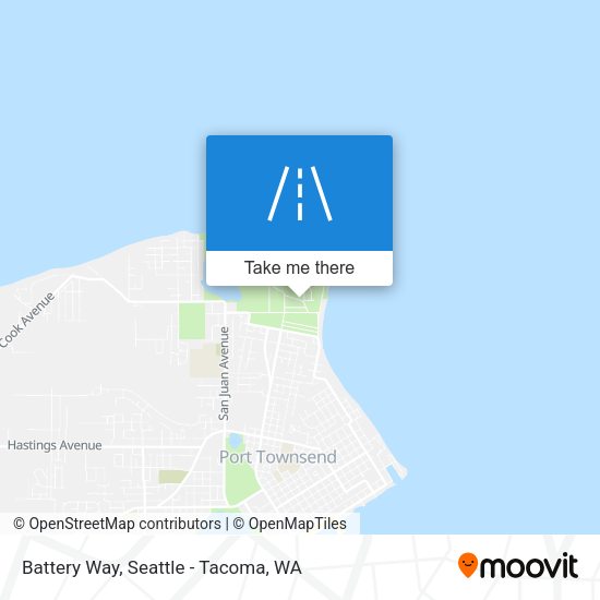 Mapa de Battery Way