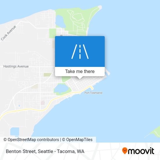 Benton Street map