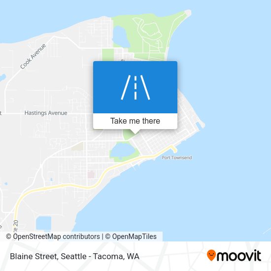 Blaine Street map