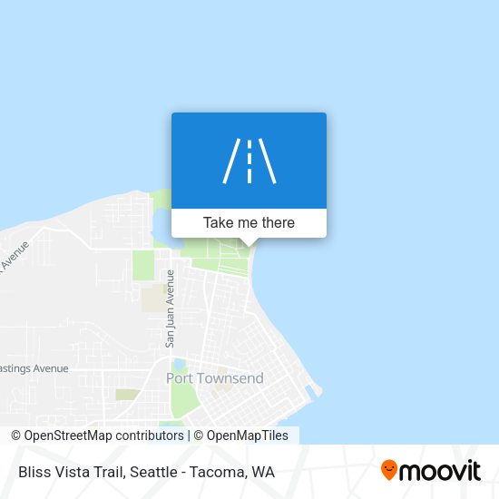 Bliss Vista Trail map