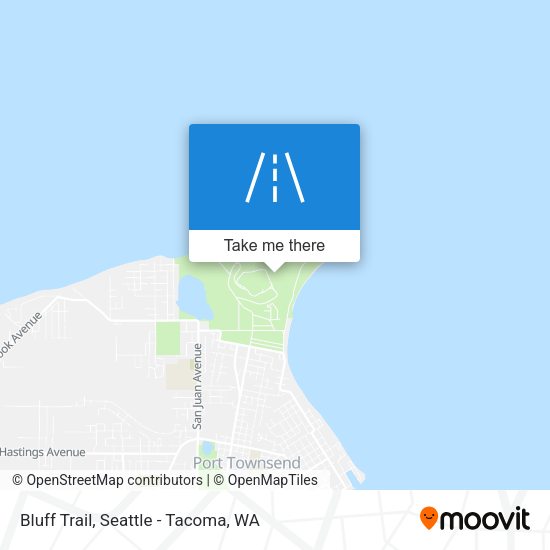 Mapa de Bluff Trail