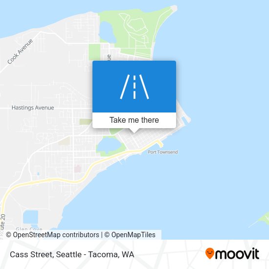 Mapa de Cass Street