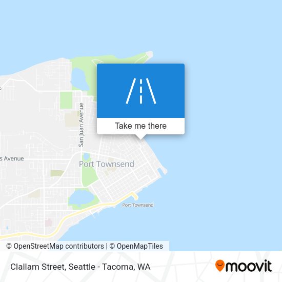 Mapa de Clallam Street