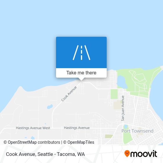 Cook Avenue map