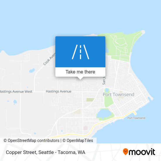 Copper Street map