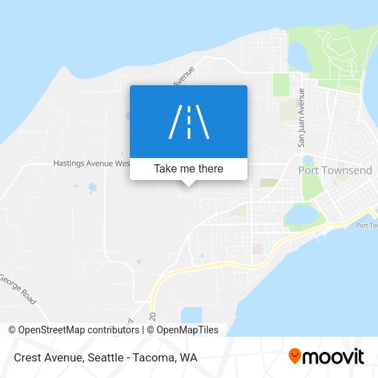 Mapa de Crest Avenue