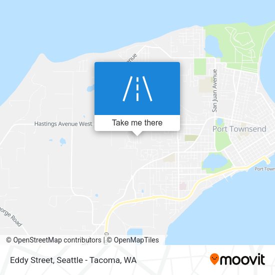 Eddy Street map