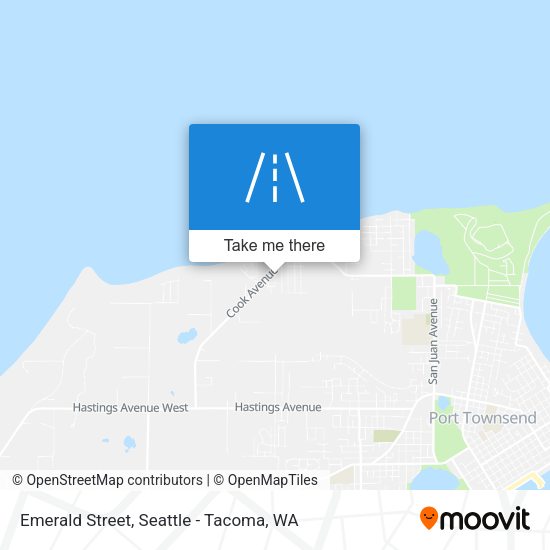 Emerald Street map