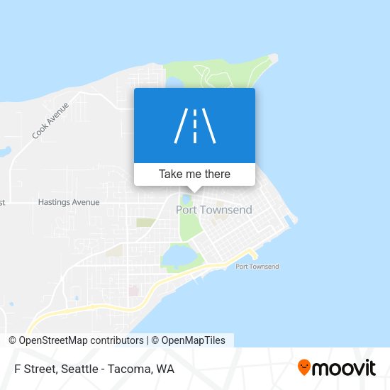 F Street map