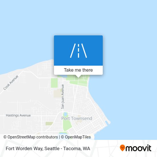 Fort Worden Way map
