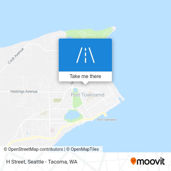 H Street map