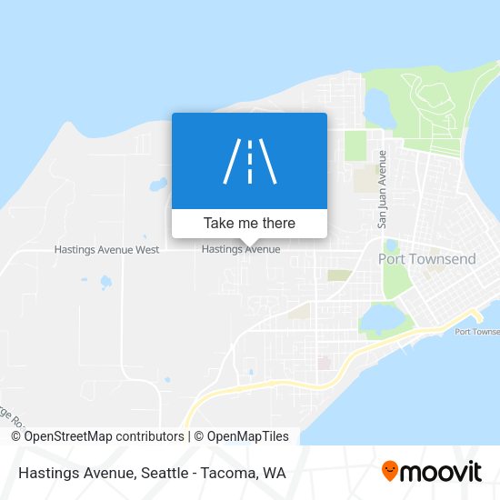 Mapa de Hastings Avenue