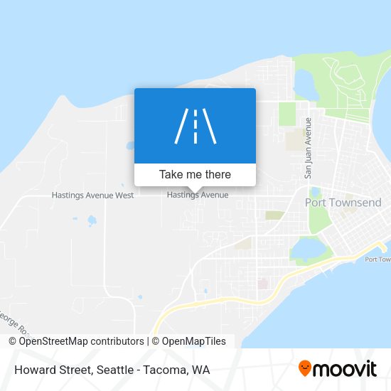 Mapa de Howard Street