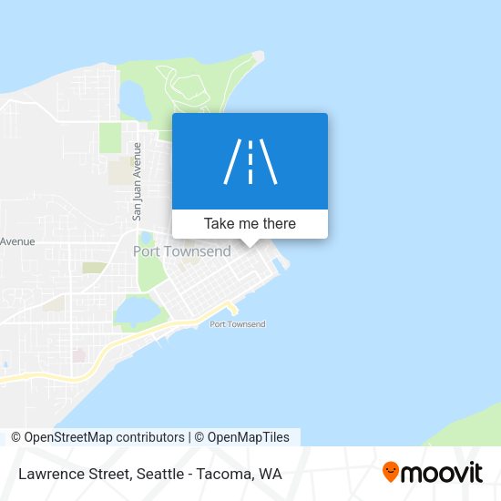 Lawrence Street map