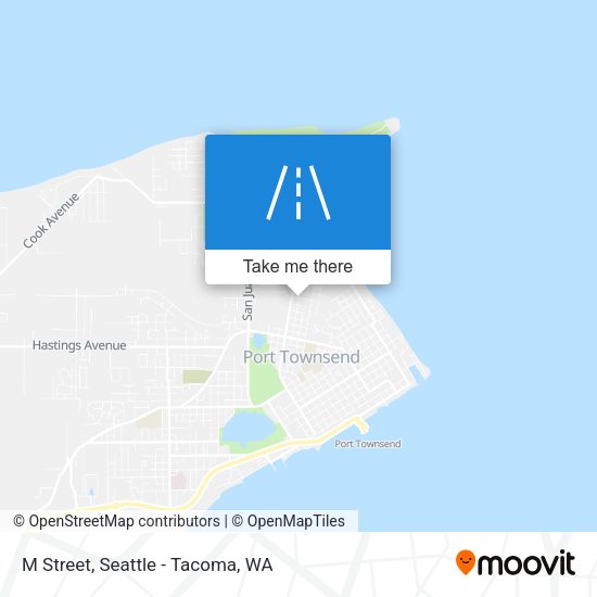 M Street map