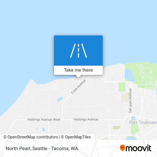 North Pearl map