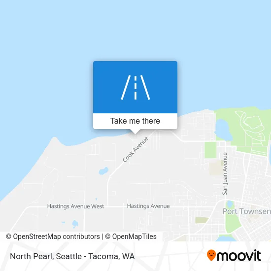 North Pearl map