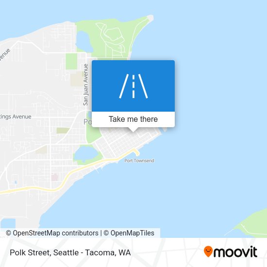Polk Street map
