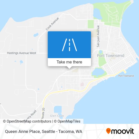 Mapa de Queen Anne Place
