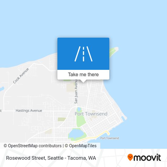 Rosewood Street map