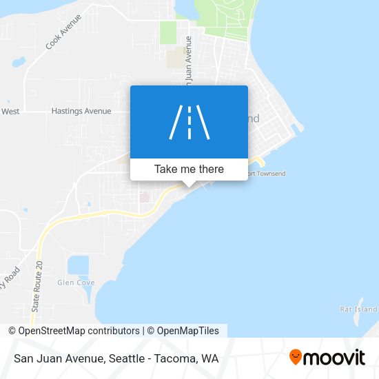 Mapa de San Juan Avenue