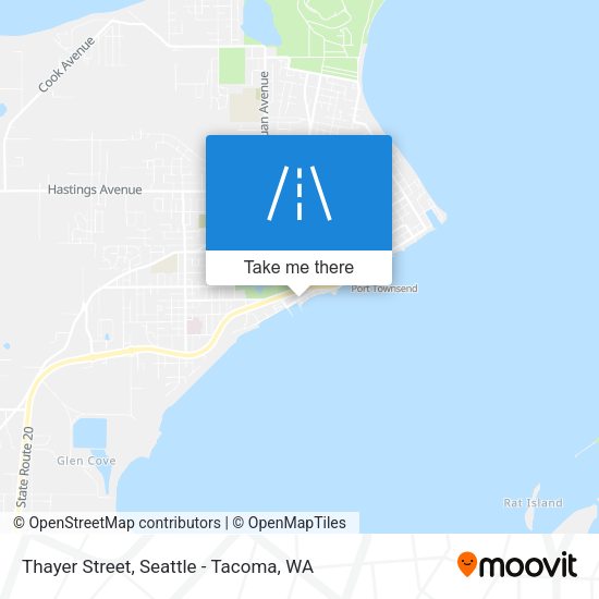 Mapa de Thayer Street