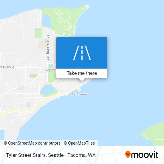 Mapa de Tyler Street Stairs