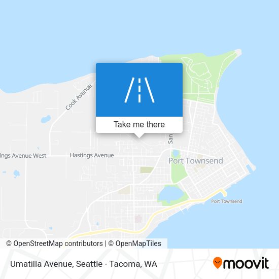 Mapa de Umatilla Avenue