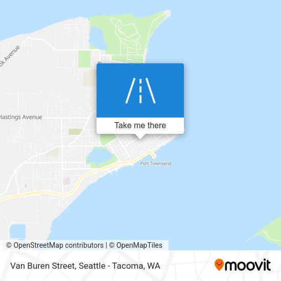 Van Buren Street map