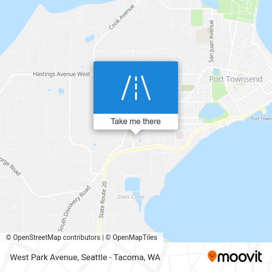 Mapa de West Park Avenue