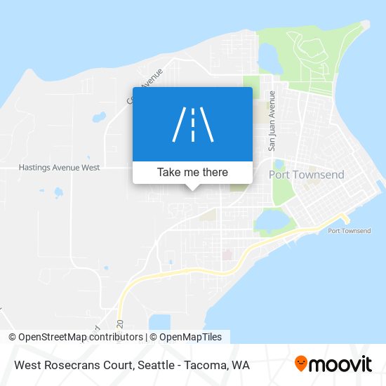 West Rosecrans Court map