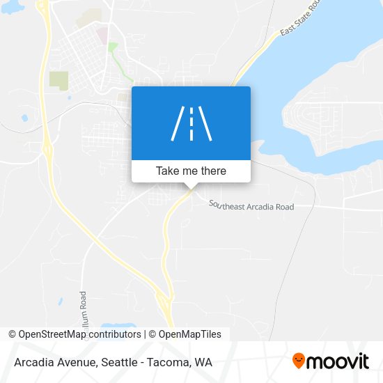 Mapa de Arcadia Avenue