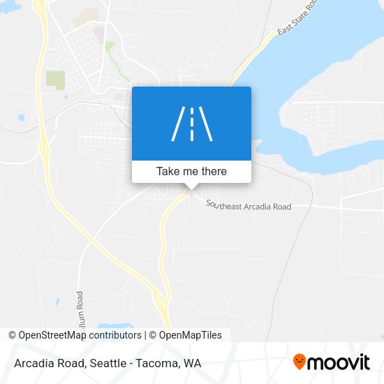Arcadia Road map