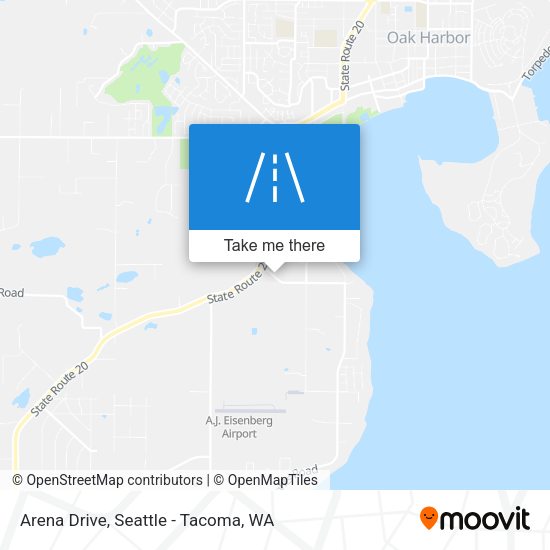 Arena Drive map