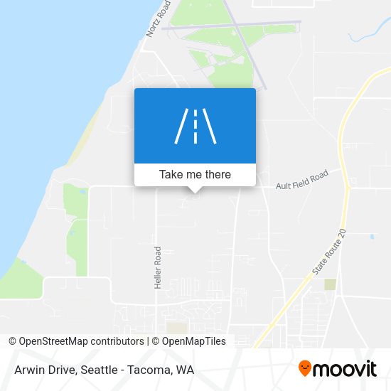 Mapa de Arwin Drive