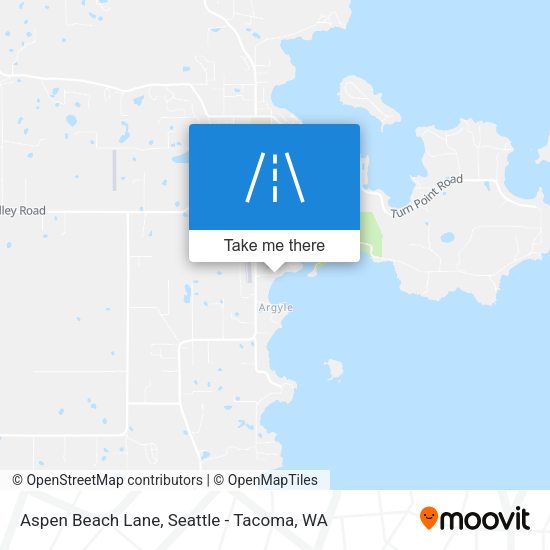 Mapa de Aspen Beach Lane