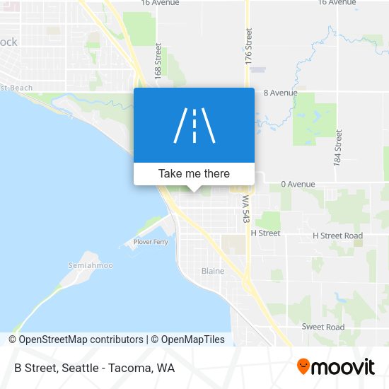 B Street map