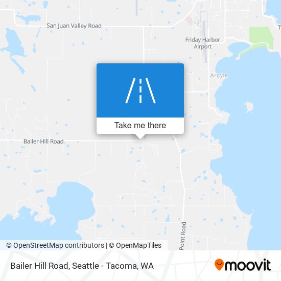 Bailer Hill Road map