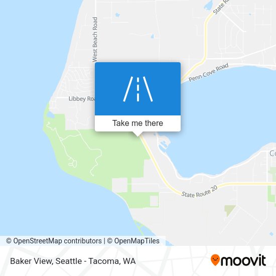 Baker View map