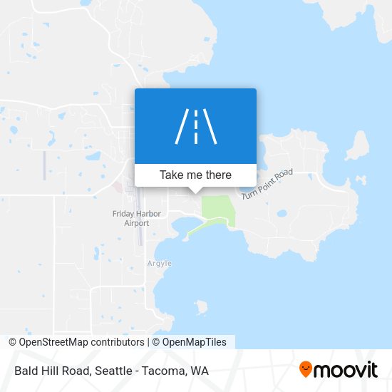Bald Hill Road map