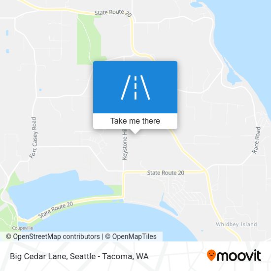 Big Cedar Lane map